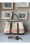 Hermes Garden Party 30CM Bag Canvas Leather H11S Grey  Replica