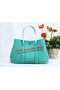 Hermes Garden Party 30cm Tote Bag Grainy Leather Light Green  Replica