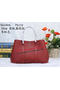 Hermes Garden Party 30cm Tote Bags Grainy Leather Burgundy  Replica