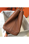 Hermes Garden Party 36 Bag In Gold Clemence Leather  Replica