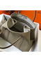 Hermes Garden Party 36 Bag In Grey Clemence Leather  Replica