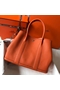 Hermes Garden Party 36 Bag In Orange Clemence Leather  Replica