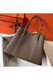 Hermes Garden Party 36 Bag In Taupe Clemence Leather  Replica