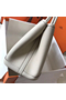 Hermes Garden Party 36 Bag In White Clemence Leather  Replica