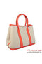 Hermes Garden Party 36CM Bag Canvas Leather A1288 Light Red  Replica