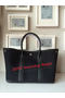 Hermes Garden Party 36CM Bag Canvas Leather H11M Black  Replica