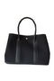 Hermes Garden Party 36CM Bag Canvas Leather H11M Black  Replica