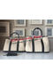 Hermes Garden Party 36CM Bag Canvas Leather H11M Black&White  Replica