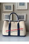 Hermes Garden Party 36CM Bag Canvas Leather H11M Royal  Replica
