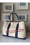 Hermes Garden Party 36CM Bag Canvas Leather H11M Royal  Replica