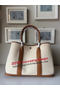 Hermes Garden Party 36CM Bag Canvas Leather H11M Wheat  Replica