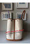 Hermes Garden Party 36CM Bag Canvas Leather H11M Wheat  Replica