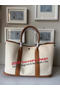 Hermes Garden Party 36CM Bag Canvas Leather H11M Wheat  Replica