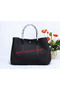 Hermes Garden Party 36cm Tote Bag Grainy Leather Black  Replica
