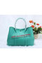 Hermes Garden Party 36cm Tote Bag Grainy Leather Light Blue  Replica
