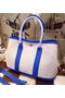 Hermes Garden Party 36cm Tote Bags Canvas HGP1927 Blue  Replica