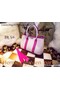 Hermes Garden Party 36cm Tote Bags Canvas HGP1927 Rose  Replica