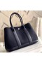 Hermes Garden Party 36cm Tote Bags Original Leather A3698 Black  Replica