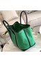 Hermes Garden Party 36cm Tote Bags Original Leather A3698 Green  Replica