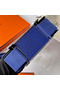 Hermes Geta Handmade Bag In Blue Electric Chevre Mysore Leather  Replica