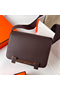 Hermes Geta Handmade Bag In Rouge Sellier Chevre Mysore Leather  Replica
