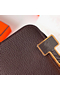 Hermes Geta Handmade Bag In Rouge Sellier Chevre Mysore Leather  Replica