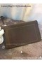 Hermes Grainy Leather Clutch H88016 Brown  Replica