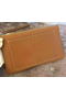 Hermes Grainy Leather Clutch H88016 Wheat  Replica