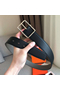 Hermes Grey Saddle 38MM Reversible Belt  Replica
