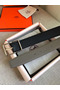 Hermes Grey Saddle 38MM Reversible Belt  Replica