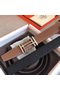 Hermes H Au Carre Belt Buckle & Brown 32mm Strap  Replica