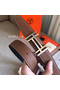 Hermes H Au Carre Belt Buckle & Brown 32mm Strap  Replica