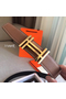 Hermes H Au Carre Belt Buckle & Brown 32mm Strap  Replica