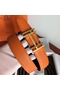 Hermes H Au Carre Belt Buckle & Orange 32mm Strap  Replica