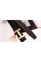 Hermes H Belt Buckle & Chocolate Clemence 32 MM Strap  Replica