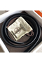 Hermes H d'Ancre Reversible Belt In Black/Ardoise Leather  Replica