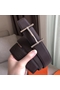 Hermes H d'Ancre Reversible Belt In Cafe/Noir Leather  Replica