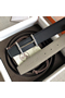 Hermes H d'Ancre Reversible Belt In Grey/Noir Leather  Replica