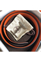 Hermes H d'Ancre Reversible Belt In Orange/Noir Leather  Replica