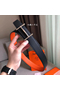 Hermes H d'Ancre Reversible Belt In Orange/Noir Leather  Replica