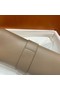Hermes H Medor swift Leather Clutch 37566 gray&Gold hardware  Replica