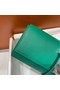 Hermes H Medor swift Leather Clutch 37566 green&Silver hardware  Replica