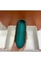 Hermes H Medor swift Leather Clutch 37566 Lake green&Gold hardware  Replica