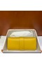 Hermes H Medor swift Leather Clutch 37566 yellow&Gold hardware  Replica