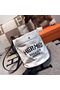 Hermes H Sac De Pansage Canvas HS18237 White  Replica