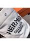 Hermes H Sac De Pansage Canvas HS18237 White  Replica