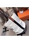 Hermes H Sac De Pansage Canvas HS18237 White  Replica