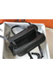 Hermes Halzan 31cm Bag In Black Clemence Leather  Replica