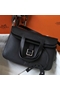 Hermes Halzan 31cm Bag In Black Clemence Leather  Replica
