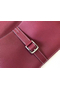 Hermes Halzan 31cm Bag In Bordeaux Clemence Leather  Replica